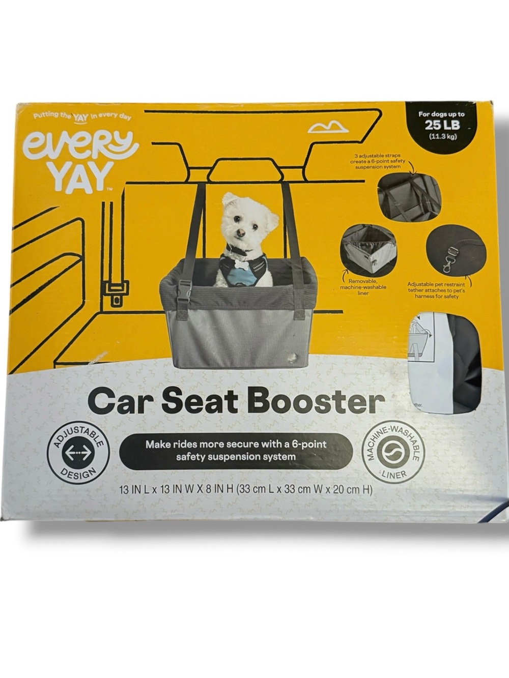 Every Yay dog car seat booster